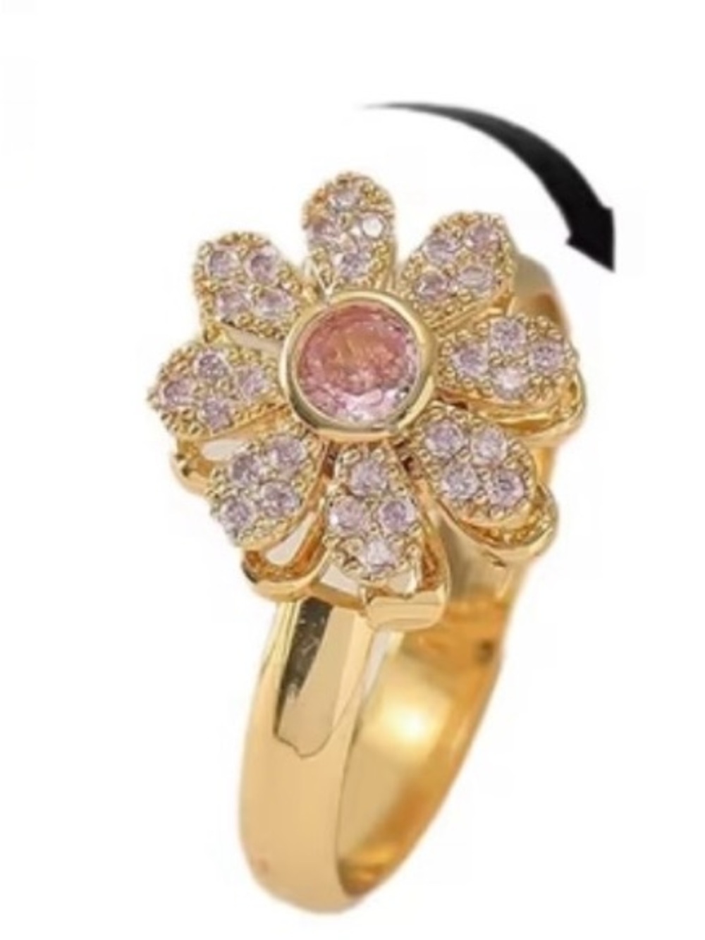 ADJUSTABLE SPINNER RING - Picture 1 of 3